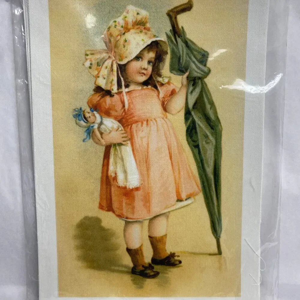 Giclee Children Set 2 Fine Art Prints On Cloth 5